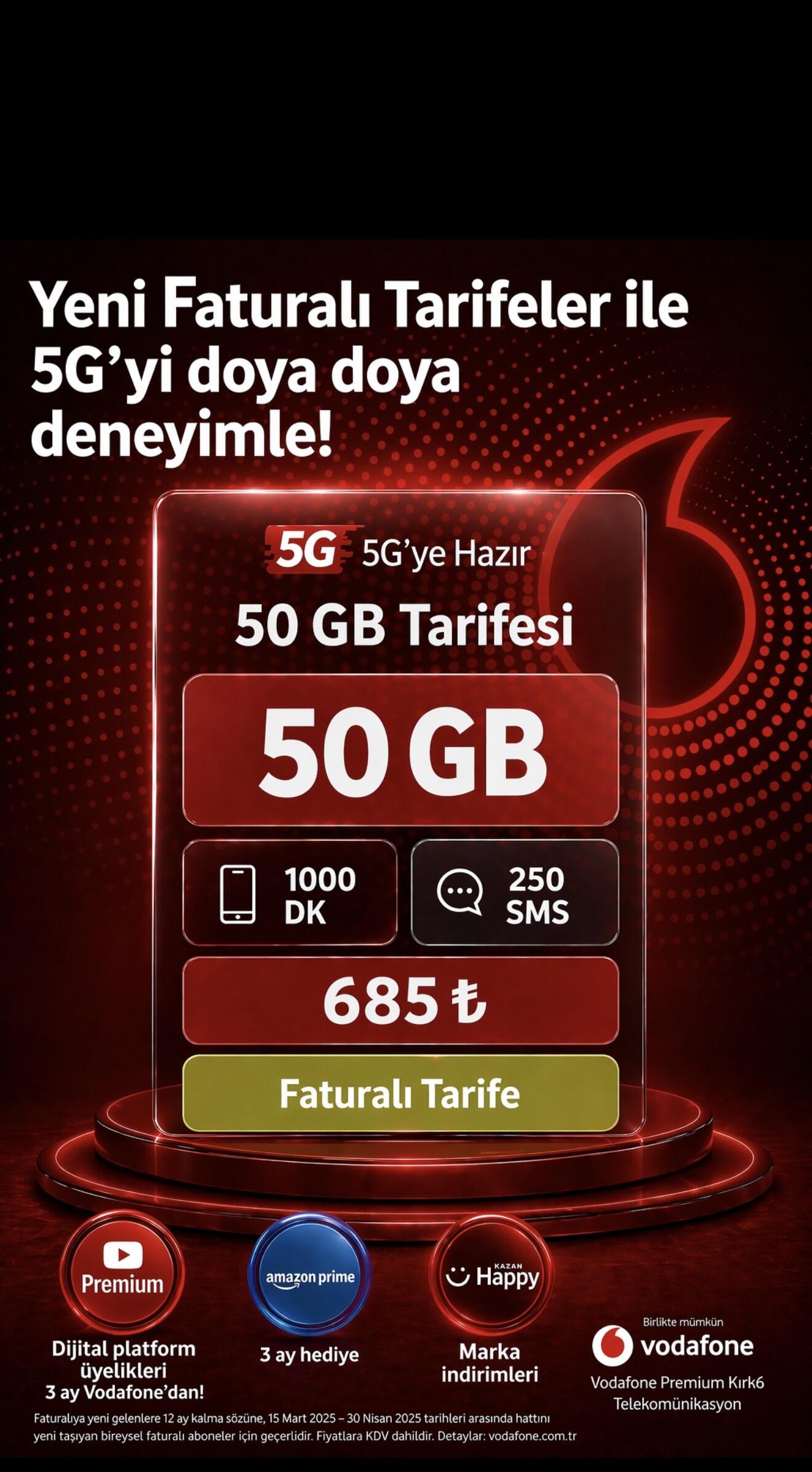 5G Ye Hazır Tarifesi