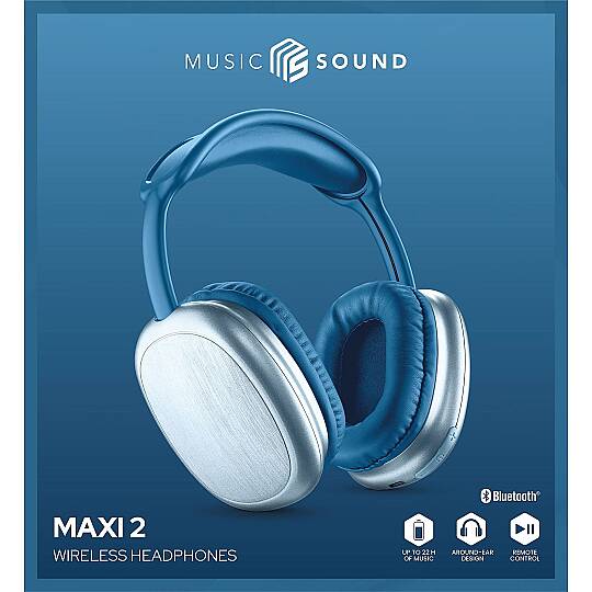 CELLULARLINE Music Sound Maxi 2 Bluetooth Kulak Üstü Kulaklık Siyah
