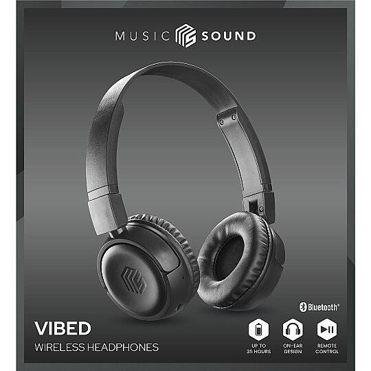 CELLULARLINE Music Sound Vibe Bluetooth Kulak Üstü Kulaklık Siyah - 3
