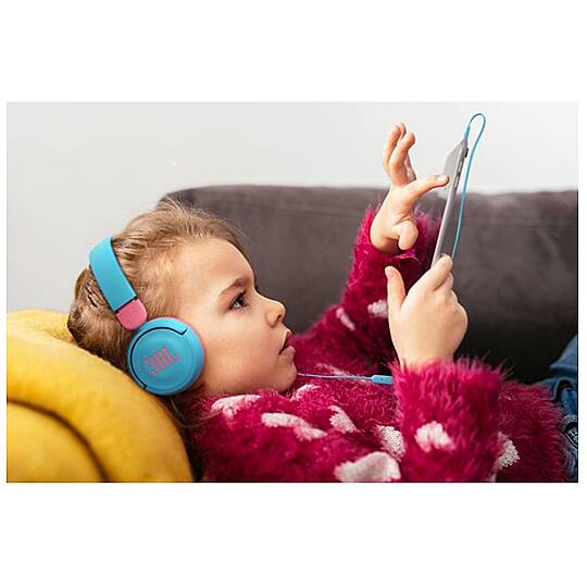 JBL JR310 Çocuk Kulak Üstü Kablolu Kulaklık Mavi - 3