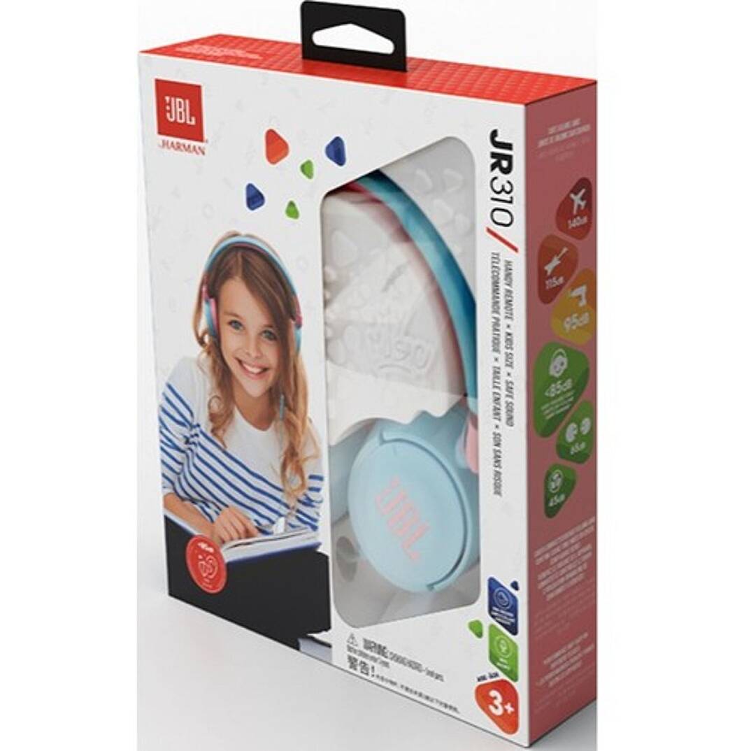 JBL JR310 Çocuk Kulak Üstü Kablolu Kulaklık Mavi - 4