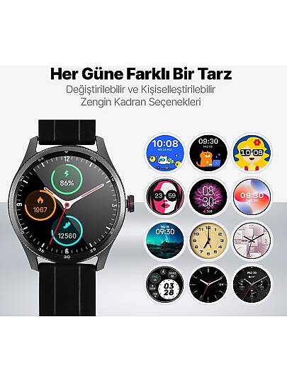 Ttec Tempus 35MM Tft Ekranlı Yuvarlak Metal Kasa Akıllı Saat - 6