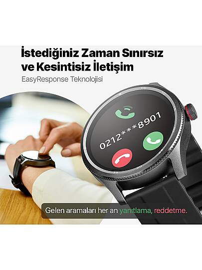 Ttec Tempus 35MM Tft Ekranlı Yuvarlak Metal Kasa Akıllı Saat - 11
