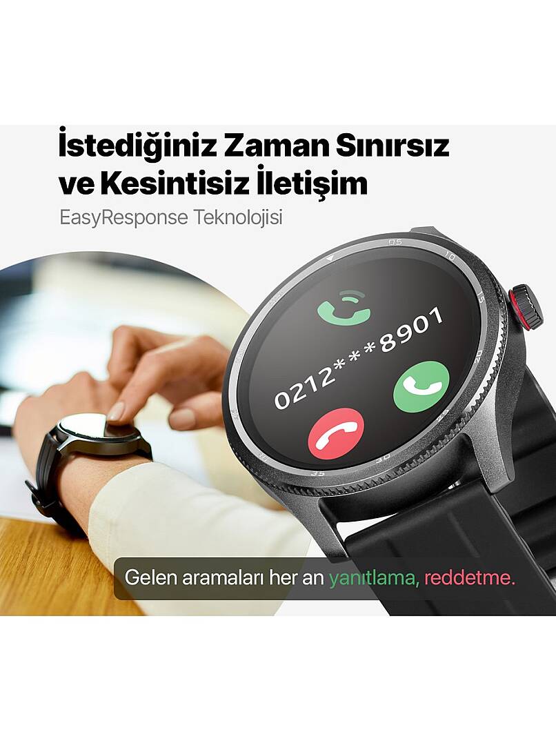 Ttec Tempus 35MM Tft Ekranlı Yuvarlak Metal Kasa Akıllı Saat - 11