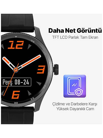 Ttec Tempus 35MM Tft Ekranlı Yuvarlak Metal Kasa Akıllı Saat - 12