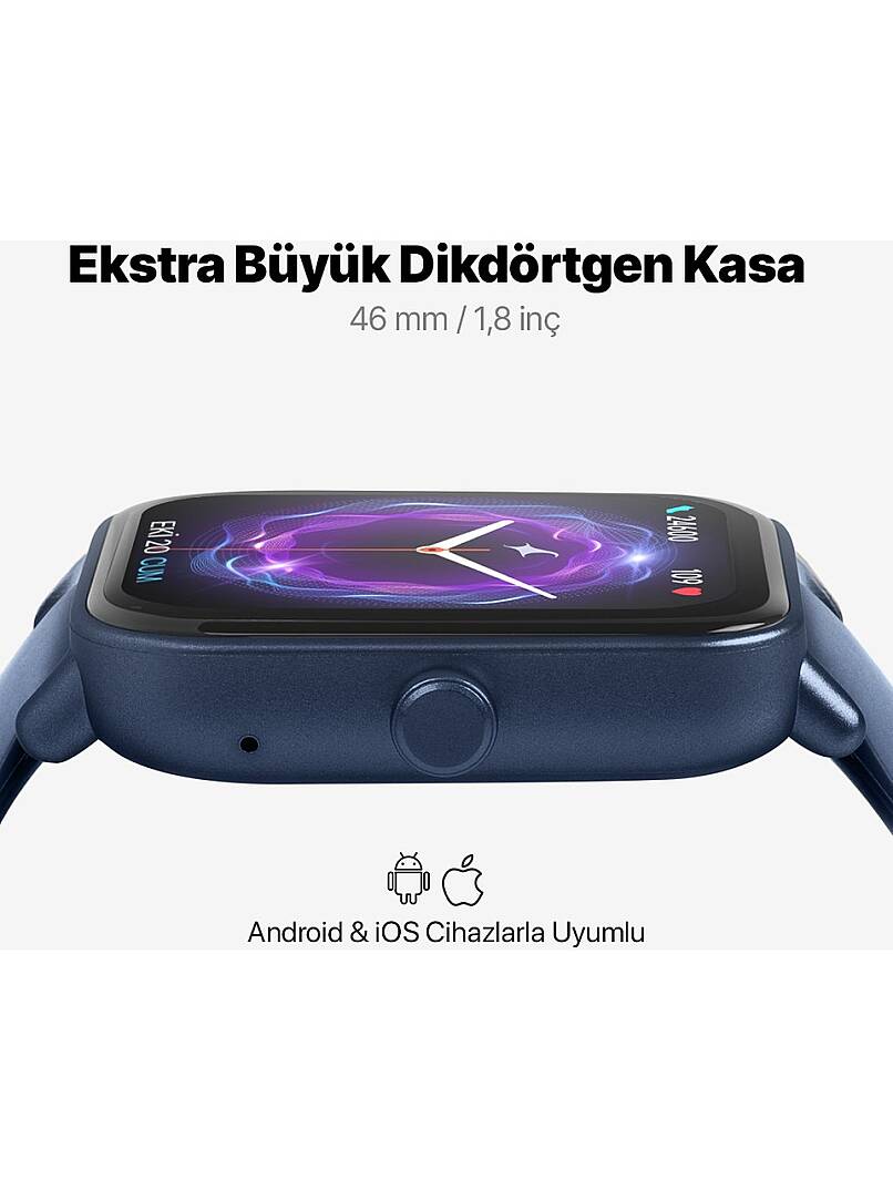 Ttec Tempus 46MM Tft Ekranlı Dikdörtgen Kasa Akıllı Saat - 2